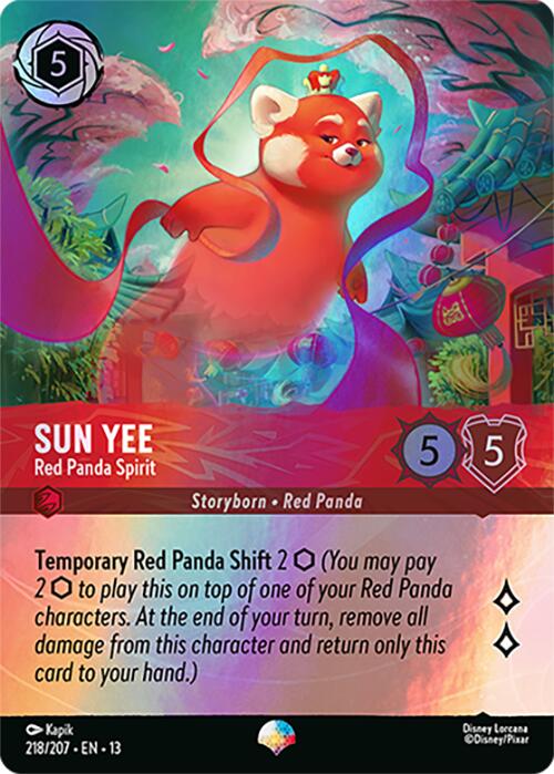 Sun Yee - Red Panda Spirit (Epic) (218/204) [Attack of the Vine!] | Shuffle n Cut Hobbies & Games