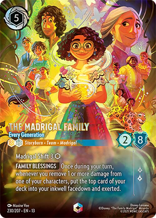 The Madrigal Family - Every Generation (Enchanted) (230/204) [Attack of the Vine!] | Shuffle n Cut Hobbies & Games