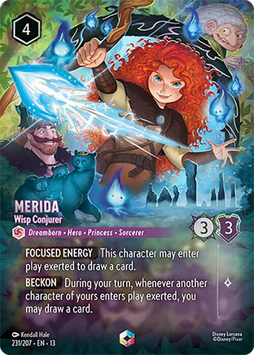 Merida - Wisp Conjurer (Enchanted) (231/204) [Attack of the Vine!] | Shuffle n Cut Hobbies & Games