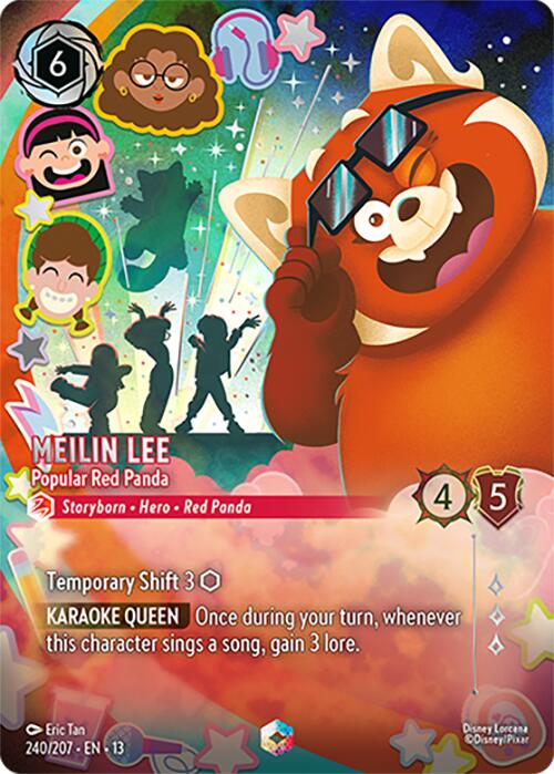 Meilin Lee - Popular Red Panda (Enchanted) (240/204) [Attack of the Vine!] | Shuffle n Cut Hobbies & Games