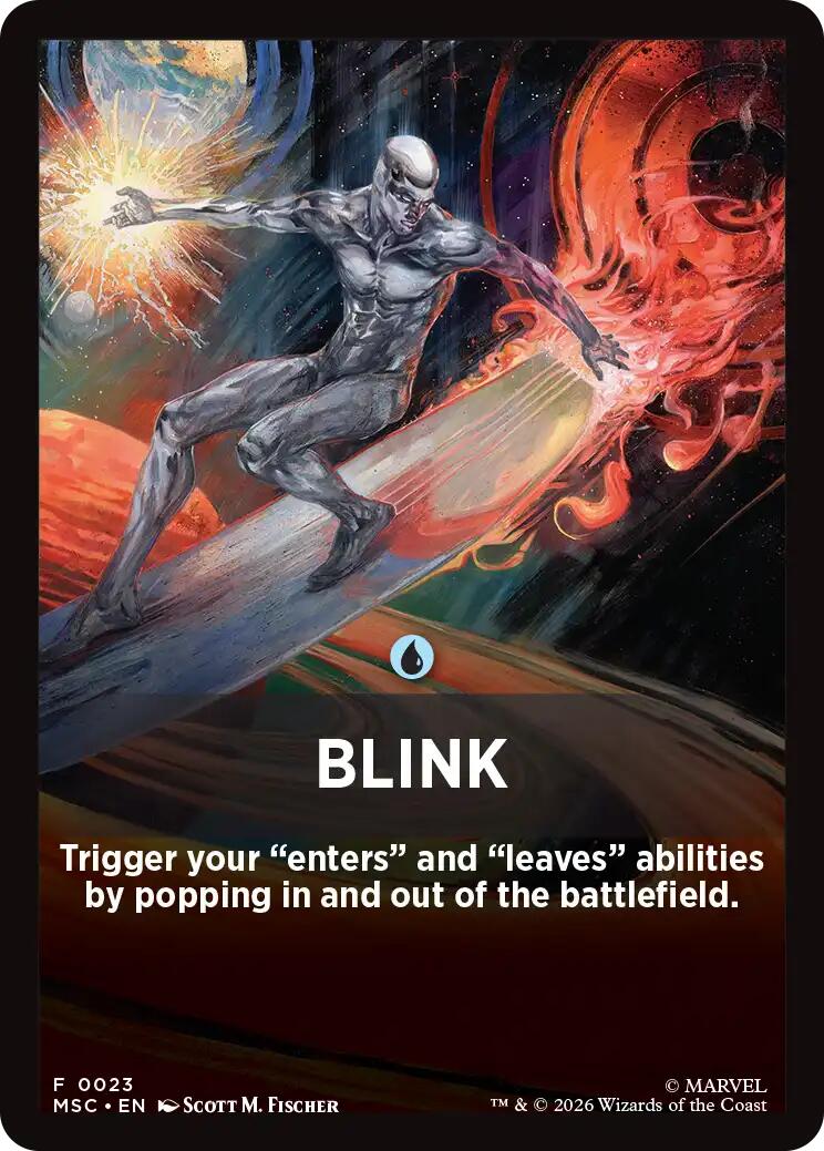 Blink Theme Card [Marvel Super Heroes Commander] | Shuffle n Cut Hobbies & Games