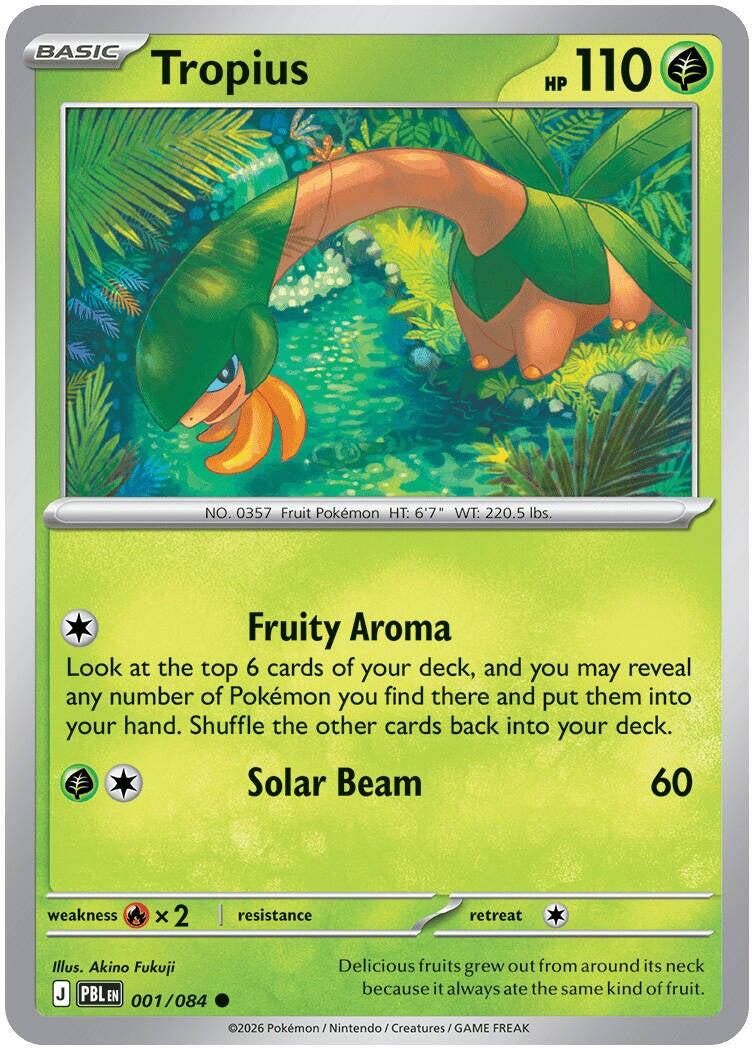 Tropius (001/084) [Mega Evolution: Pitch Black] | Shuffle n Cut Hobbies & Games