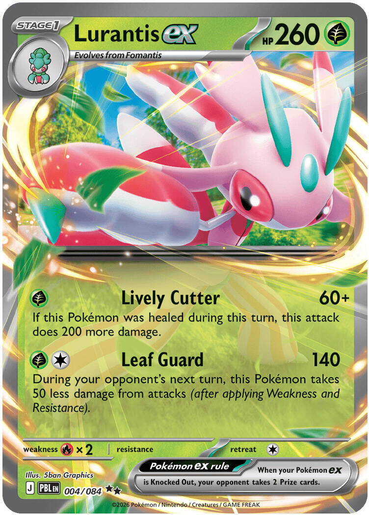 Lurantis ex (004/084) [Mega Evolution: Pitch Black] | Shuffle n Cut Hobbies & Games
