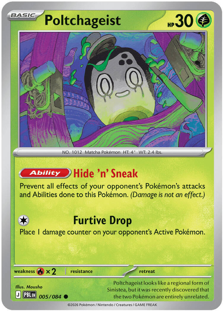 Poltchageist (005/084) [Mega Evolution: Pitch Black] | Shuffle n Cut Hobbies & Games