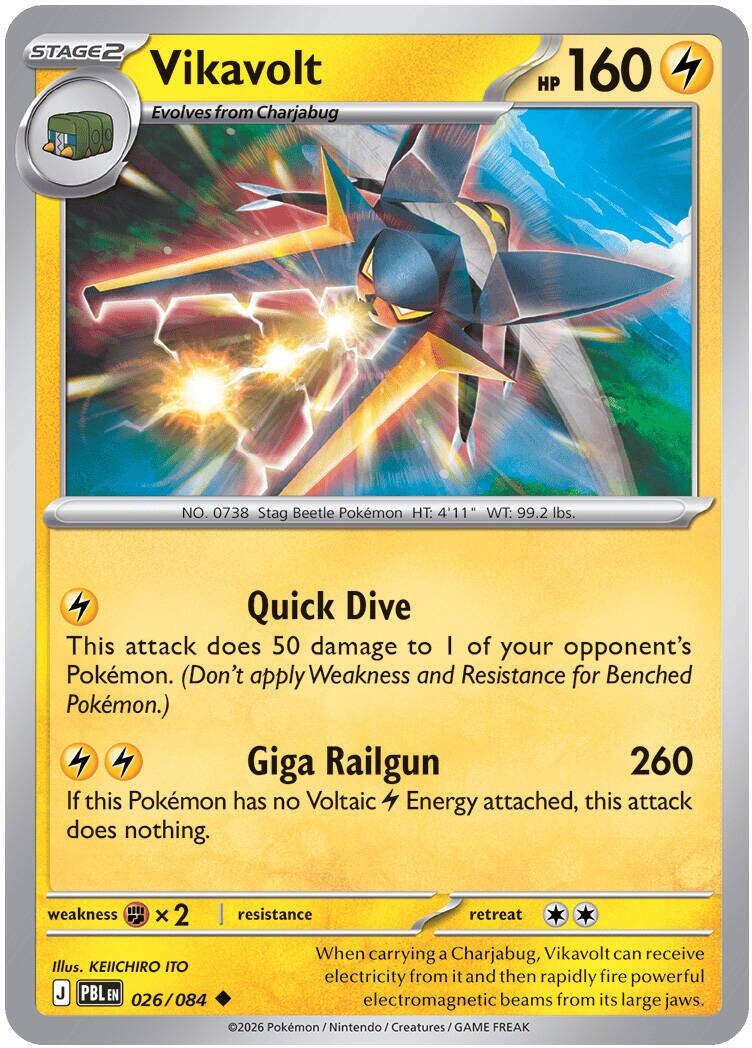 Vikavolt (026/084) [Mega Evolution: Pitch Black] | Shuffle n Cut Hobbies & Games