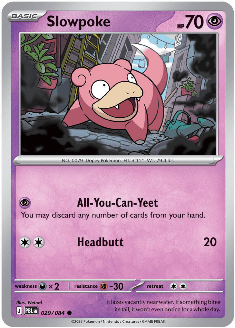 Slowpoke (029/084) [Mega Evolution: Pitch Black] | Shuffle n Cut Hobbies & Games