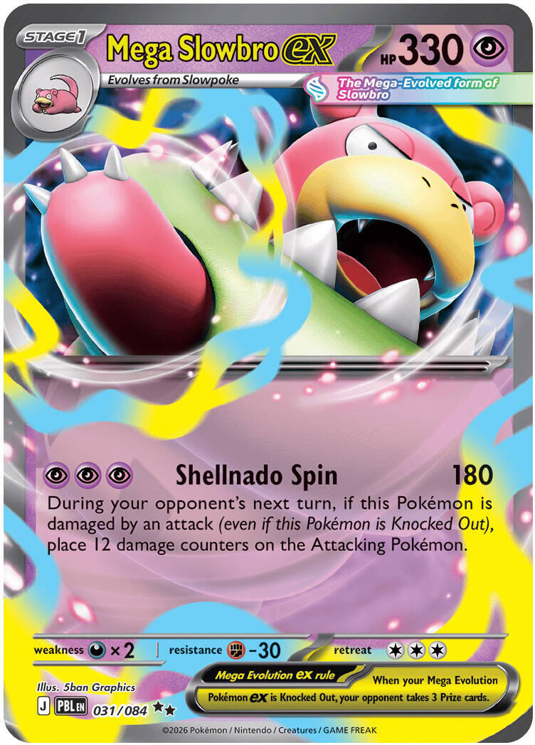 Mega Slowbro ex (031/084) [Mega Evolution: Pitch Black] | Shuffle n Cut Hobbies & Games