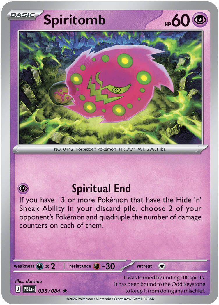 Spiritomb (035/084) [Mega Evolution: Pitch Black] | Shuffle n Cut Hobbies & Games