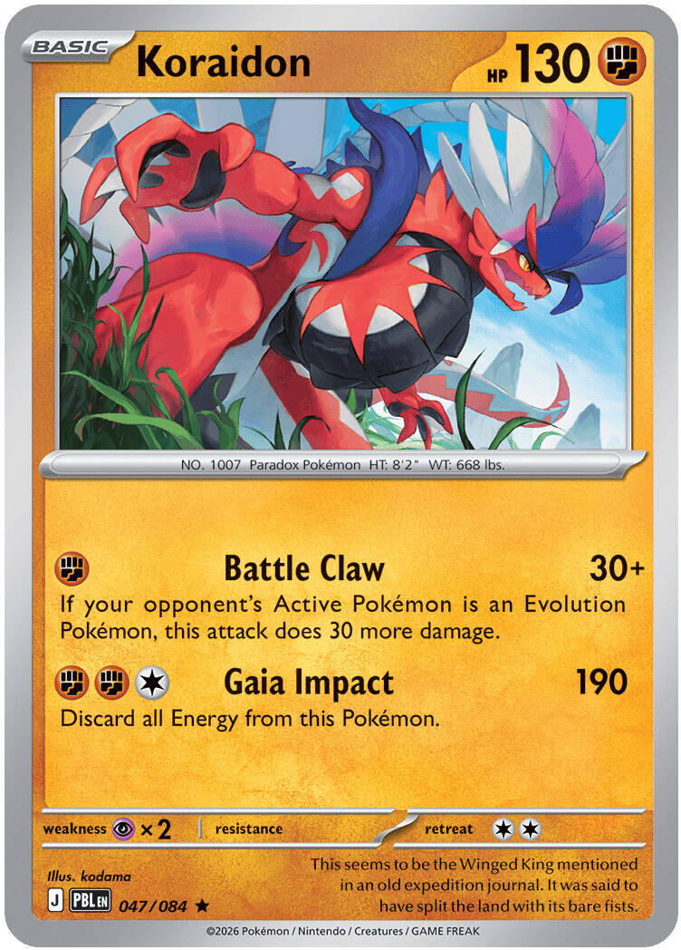 Koraidon (047/084) [Mega Evolution: Pitch Black] | Shuffle n Cut Hobbies & Games