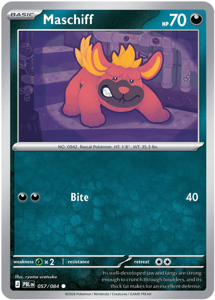 Maschiff (057/084) [Mega Evolution: Pitch Black] | Shuffle n Cut Hobbies & Games