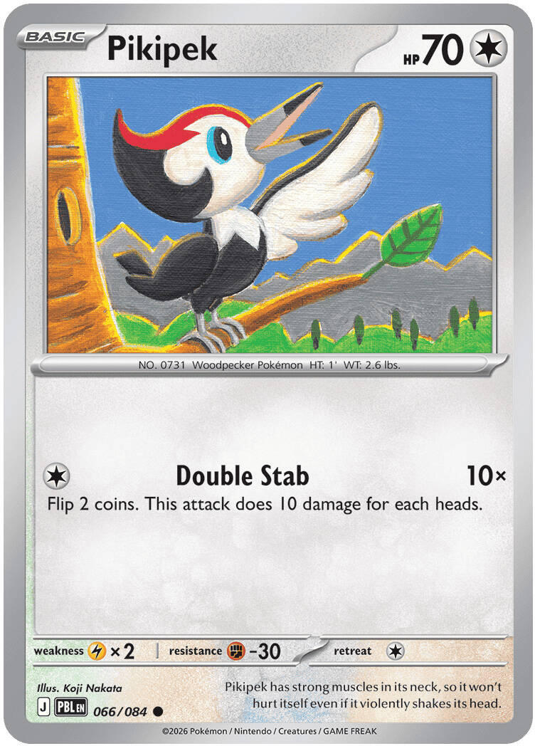Pikipek (066/084) [Mega Evolution: Pitch Black] | Shuffle n Cut Hobbies & Games