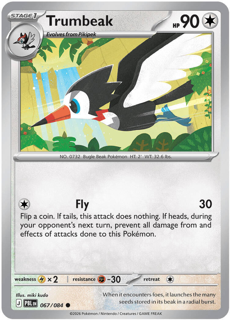 Trumbeak (067/084) [Mega Evolution: Pitch Black] | Shuffle n Cut Hobbies & Games