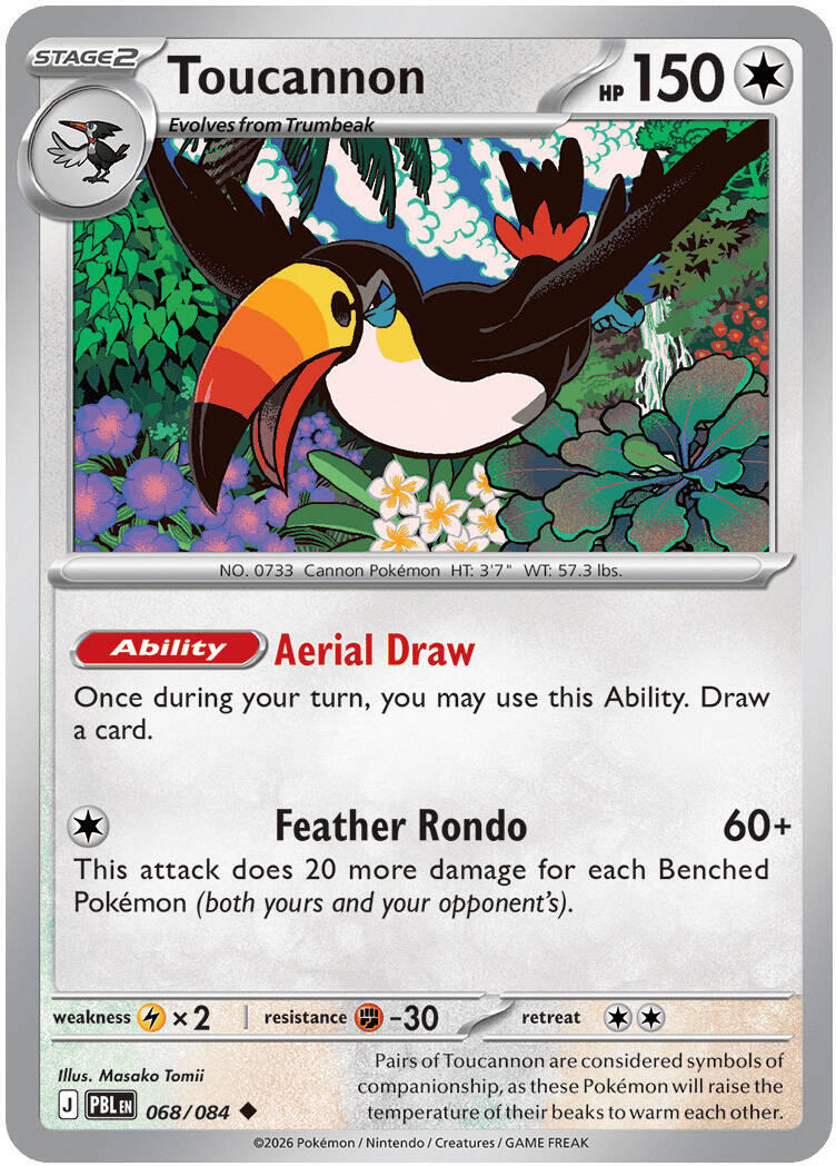 Toucannon (068/084) [Mega Evolution: Pitch Black] | Shuffle n Cut Hobbies & Games