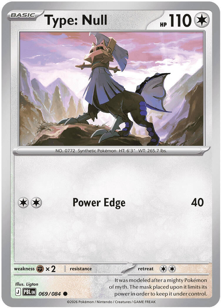Type: Null (069/084) [Mega Evolution: Pitch Black] | Shuffle n Cut Hobbies & Games