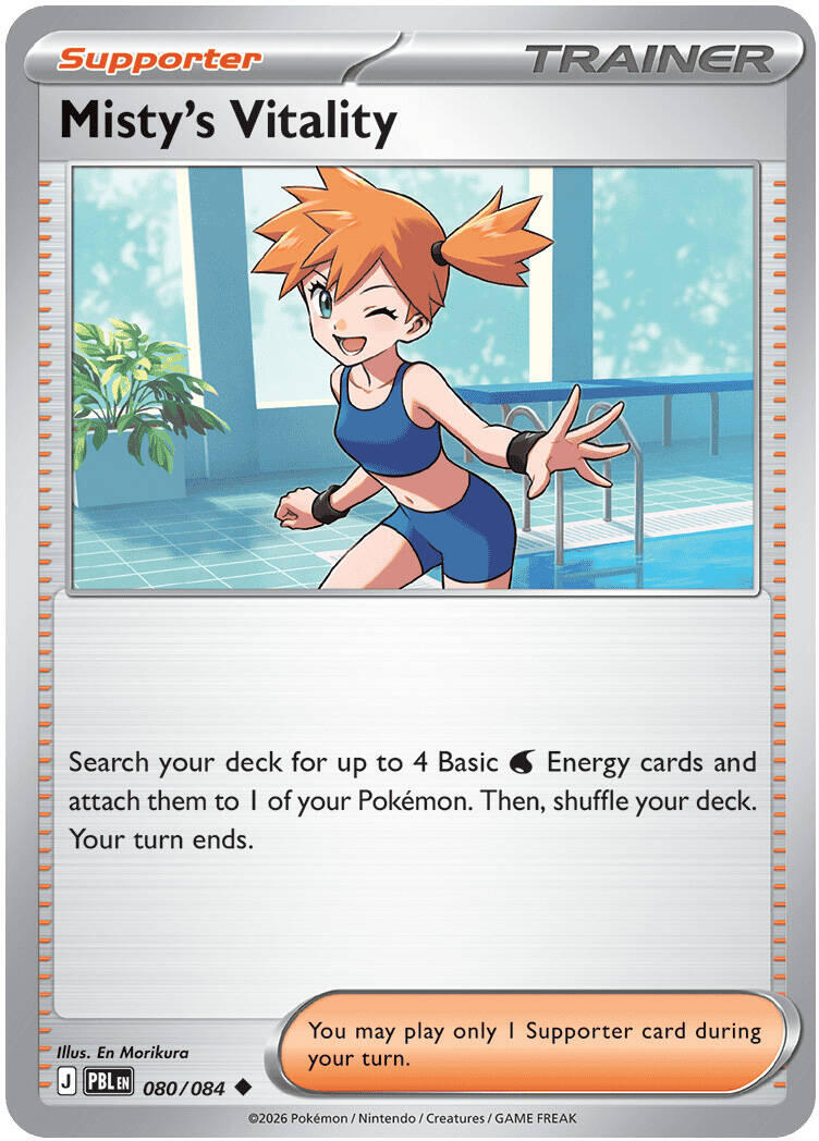 Misty's Vitality (080/084) [Mega Evolution: Pitch Black] | Shuffle n Cut Hobbies & Games