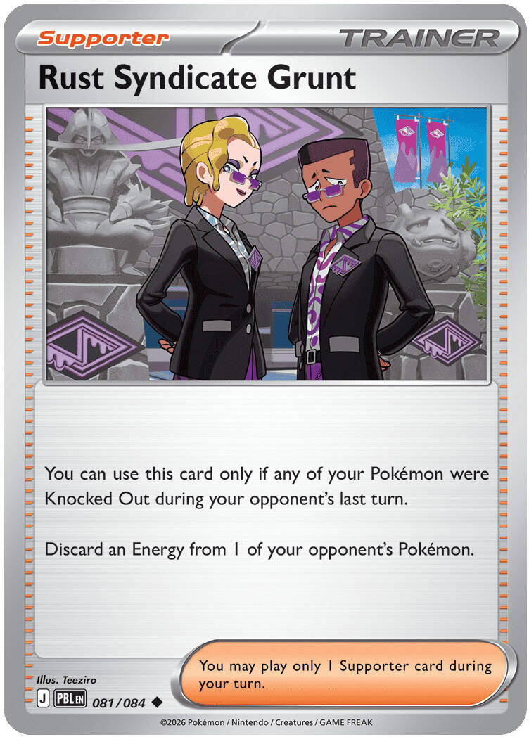 Rust Syndicate Grunt (081/084) [Mega Evolution: Pitch Black] | Shuffle n Cut Hobbies & Games