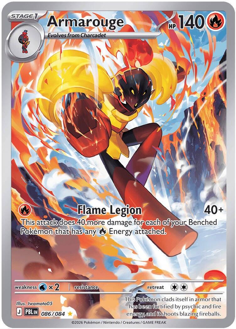 Armarouge (086/084) [Mega Evolution: Pitch Black] | Shuffle n Cut Hobbies & Games