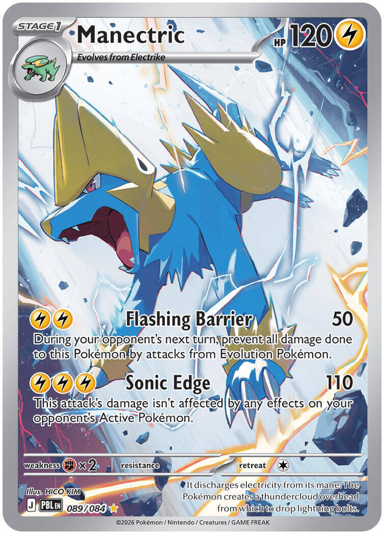 Manectric (089/084) [Mega Evolution: Pitch Black] | Shuffle n Cut Hobbies & Games