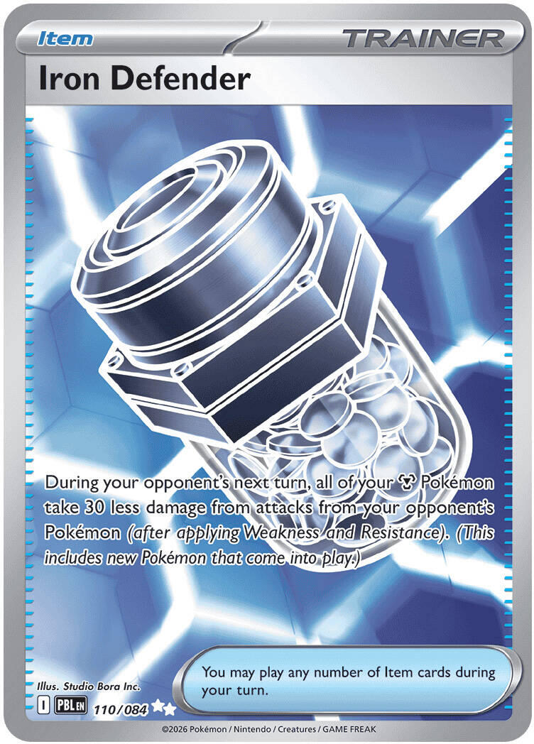 Iron Defender (110/084) [Mega Evolution: Pitch Black] | Shuffle n Cut Hobbies & Games