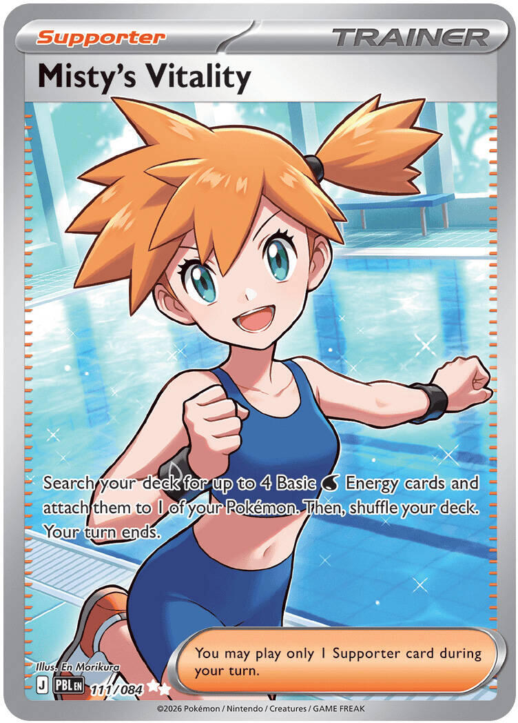 Misty's Vitality (111/084) [Mega Evolution: Pitch Black] | Shuffle n Cut Hobbies & Games