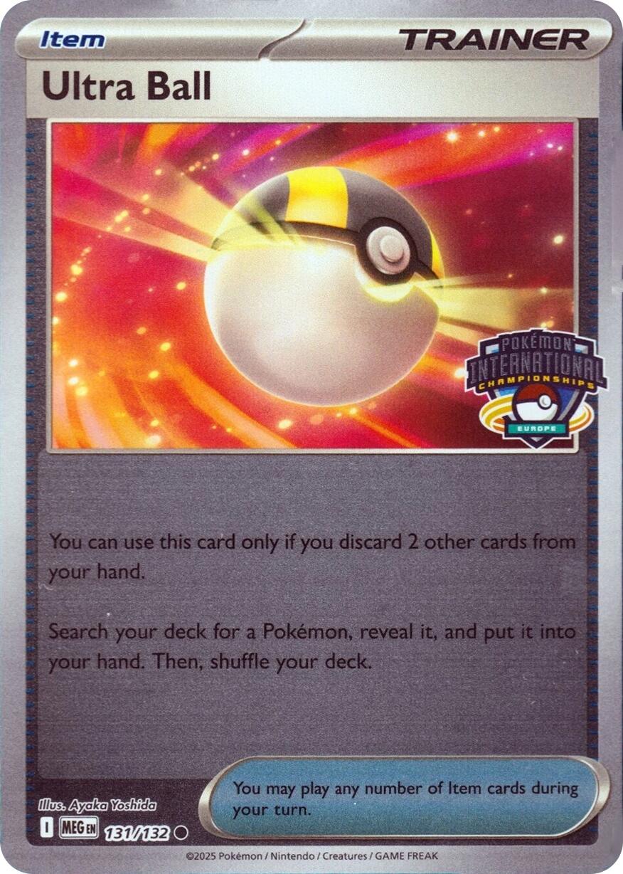Ultra Ball (131/132) (European International Championship) [League & Championship Cards] | Shuffle n Cut Hobbies & Games