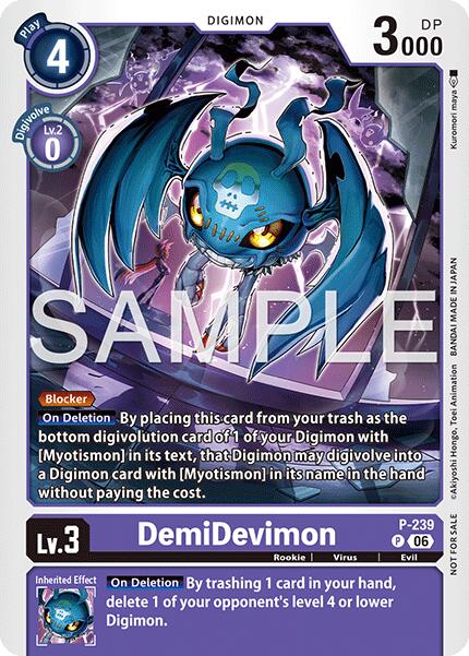 DemiDevimon [P-239] (Official Store Tournament 2026 Vol. 3 Participant) [Promotional Cards] | Shuffle n Cut Hobbies & Games