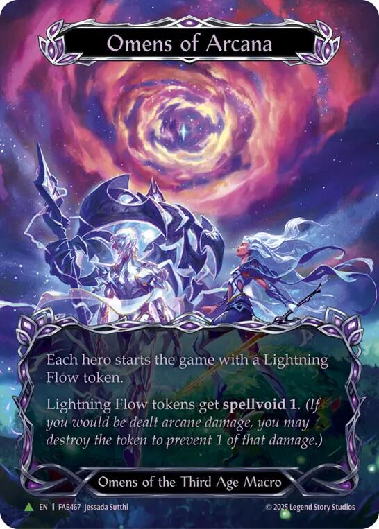 Omens of Arcana (Marvel Cold Foil) [FAB467] (Promo)  Cold Foil | Shuffle n Cut Hobbies & Games