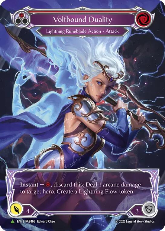 Voltbound Duality (Marvel Cold Foil) [FAB466] (Promo)  Cold Foil | Shuffle n Cut Hobbies & Games
