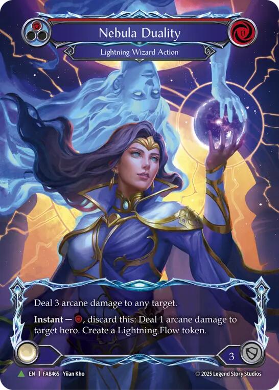 Nebula Duality (Marvel Cold Foil) [FAB465] (Promo)  Cold Foil | Shuffle n Cut Hobbies & Games