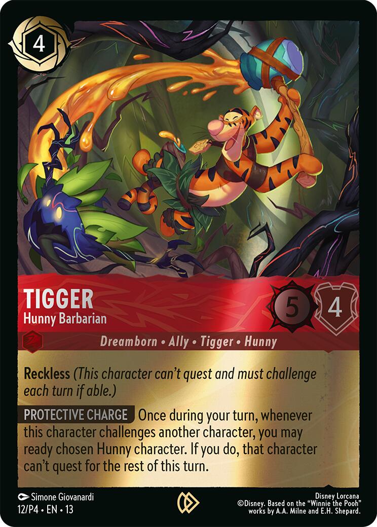 Tigger - Hunny Barbarian (12) [Promo Cards] | Shuffle n Cut Hobbies & Games