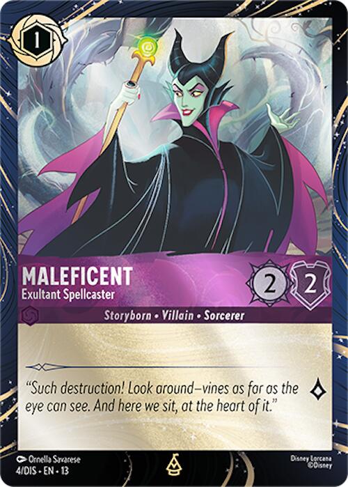 Maleficent - Exultant Spellcaster (4) [Promo Cards] | Shuffle n Cut Hobbies & Games
