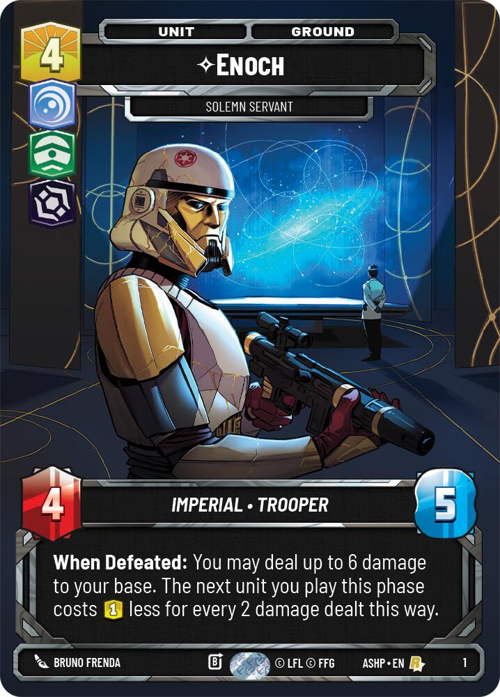 Enoch - Solemn Servant (1) (1) [Ashes of the Empire Weekly Play Promos] | Shuffle n Cut Hobbies & Games