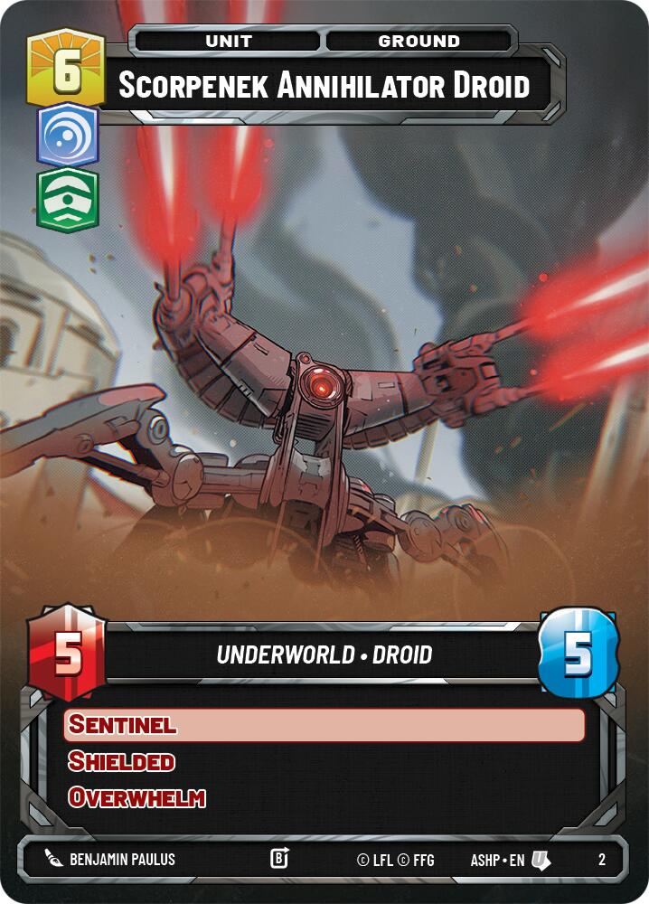 Scorpenek Annihilator Droid (2) (2) [Ashes of the Empire Weekly Play Promos] | Shuffle n Cut Hobbies & Games