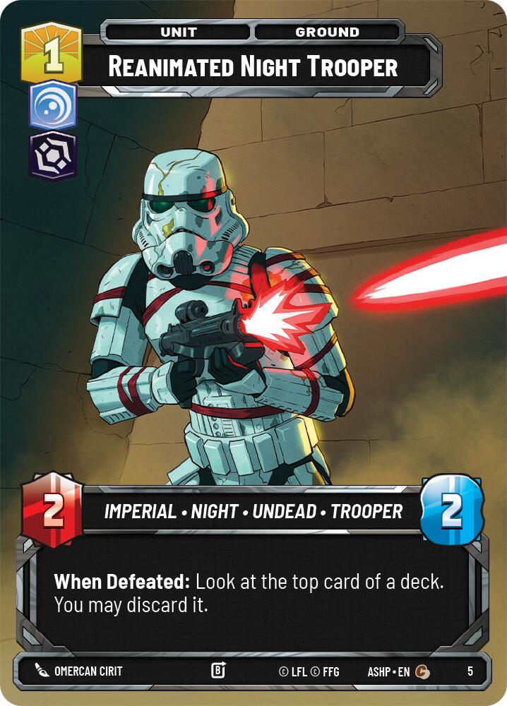 Reanimated Night Trooper (5) (5) [Ashes of the Empire Weekly Play Promos] | Shuffle n Cut Hobbies & Games