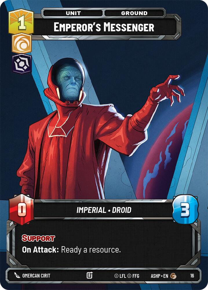 Emperor's Messenger (16) (16) [Ashes of the Empire Weekly Play Promos] | Shuffle n Cut Hobbies & Games