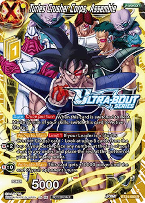 Turles Crusher Corps, Assemble (Event Pack 19) (BT24-083) [Tournament Promotion Cards] | Shuffle n Cut Hobbies & Games