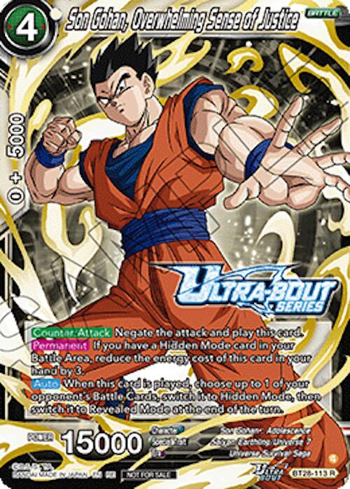 Son Gohan, Overwhelming Sense of Justice (Event Pack 19) (BT28-113) [Tournament Promotion Cards] | Shuffle n Cut Hobbies & Games