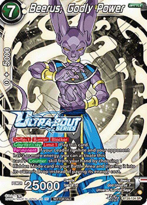Beerus, Godly Power (Event Pack 19) (BT28-124) [Tournament Promotion Cards] | Shuffle n Cut Hobbies & Games