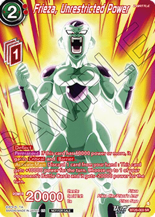Frieza, Unrestricted Power (Premium Alt-Art Set 2026 Vol.2) (BT28-003) [Tournament Promotion Cards] | Shuffle n Cut Hobbies & Games