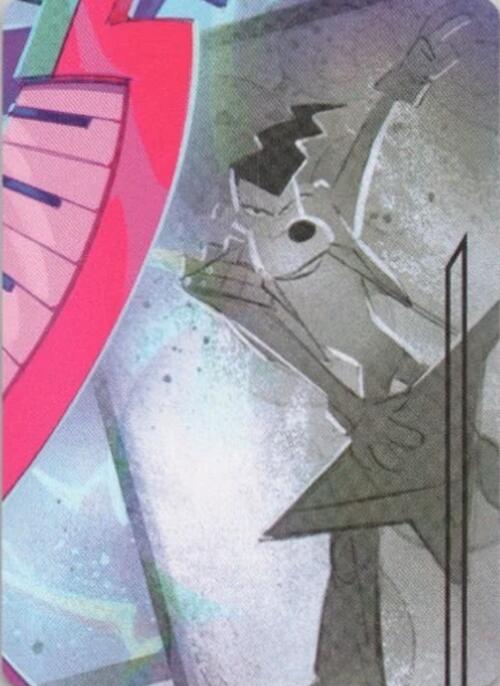Powerline - World's Greatest Rock Star Puzzle Insert (Middle Right) [Fabled] | Shuffle n Cut Hobbies & Games