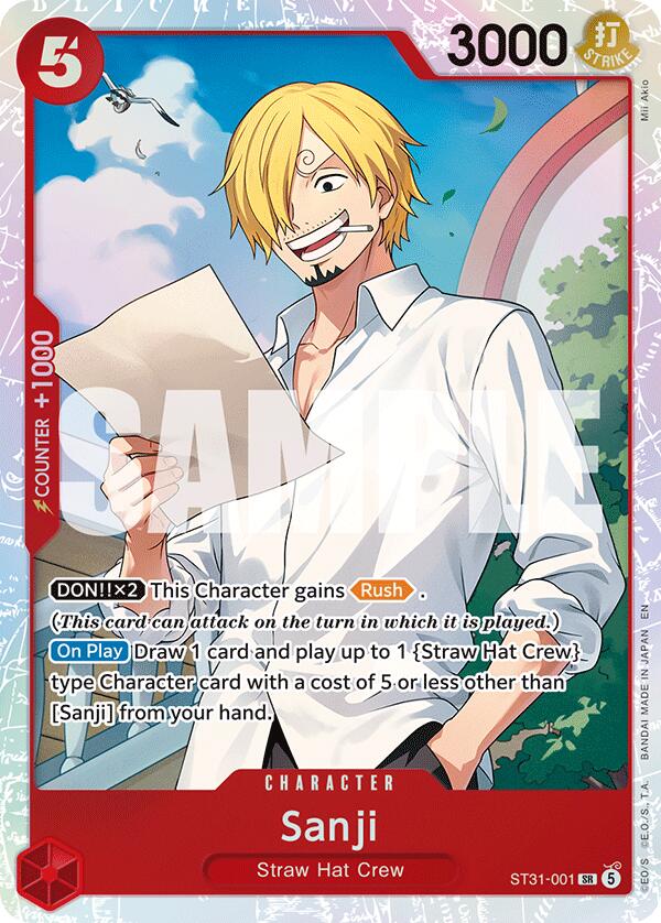 Sanji [Starter Deck: RED Monkey.D.Luffy] | Shuffle n Cut Hobbies & Games