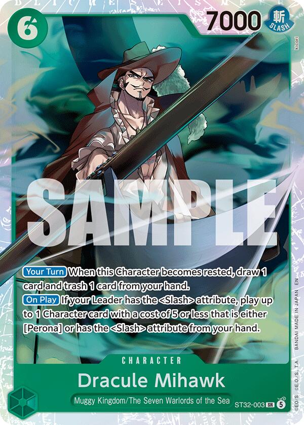 Dracule Mihawk [Starter Deck: GREEN Roronoa Zoro] | Shuffle n Cut Hobbies & Games