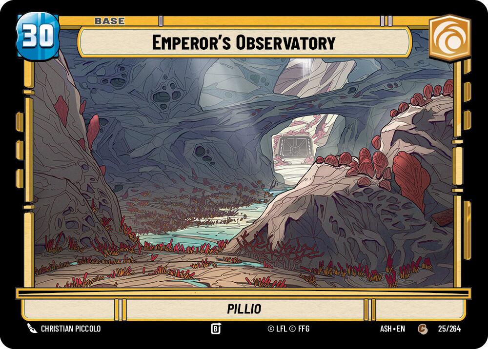 Emperor's Observatory // Shield (25/264 // T03) (25/264 // T03) [Ashes of the Empire] | Shuffle n Cut Hobbies & Games