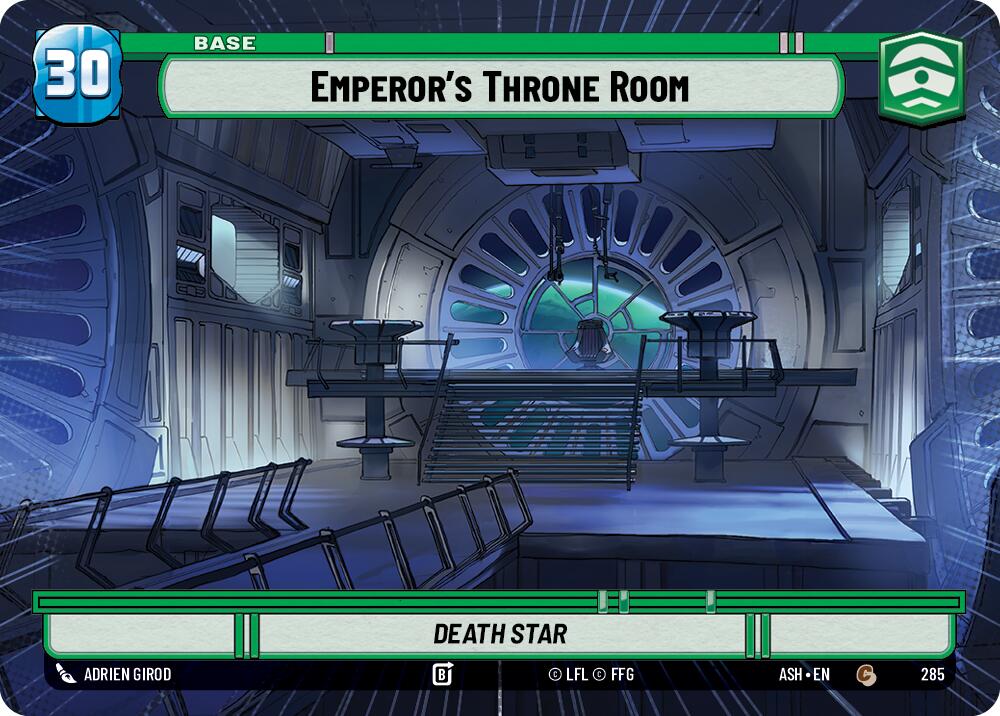 Emperor's Throne Room // Mandalorian (285 // t04) (Hyperspace) (285 // T04) [Ashes of the Empire] | Shuffle n Cut Hobbies & Games