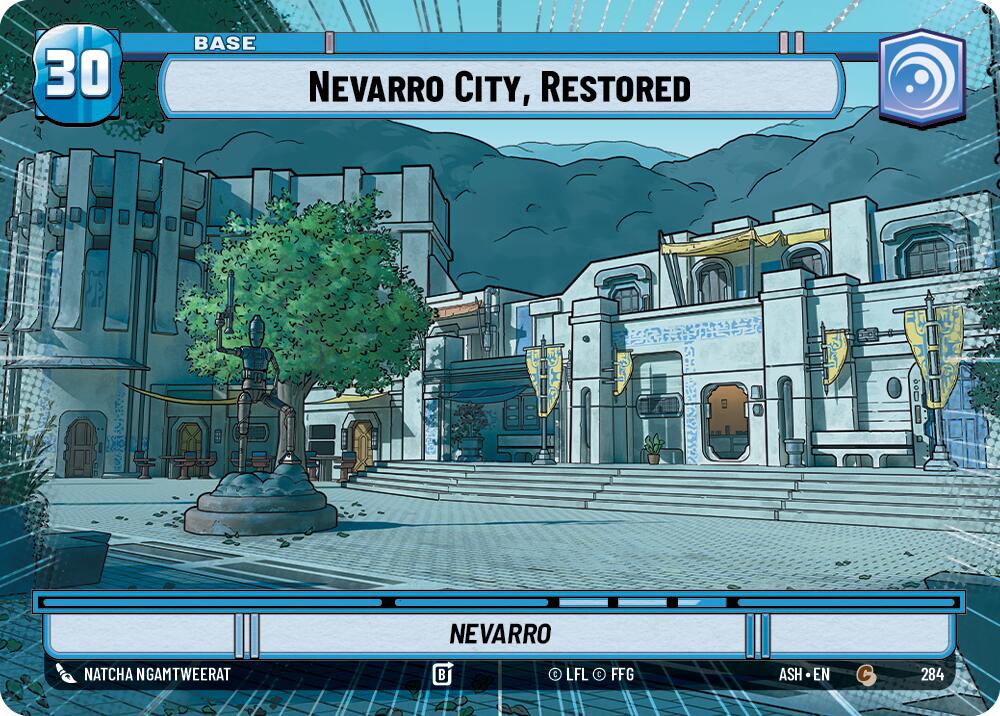 Nevarro City, Restored // Shield (284 // t06) (Hyperspace) (284 // T06) [Ashes of the Empire] | Shuffle n Cut Hobbies & Games