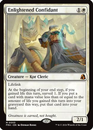 Enlightened Confidant (FRA-005) [Reality Fracture] Foil | Shuffle n Cut Hobbies & Games