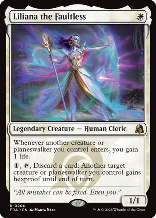 Liliana the Faultless (FRA-200) [Reality Fracture] Foil | Shuffle n Cut Hobbies & Games