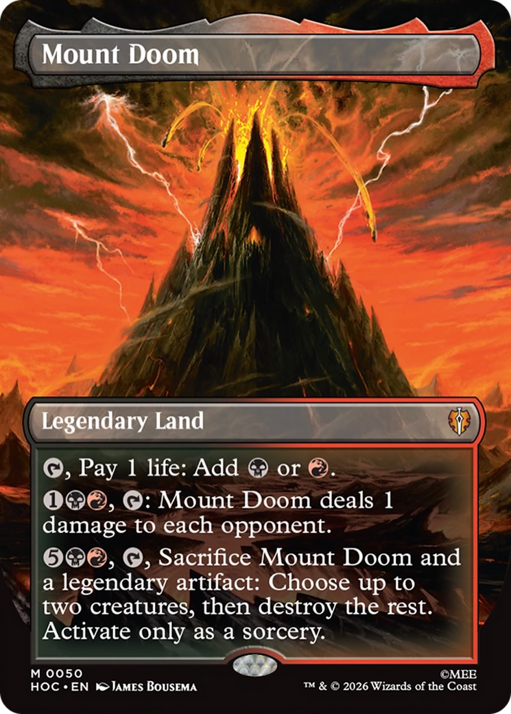 Mount Doom (Borderless) [The Hobbit: Eternal-Legal] | Shuffle n Cut Hobbies & Games