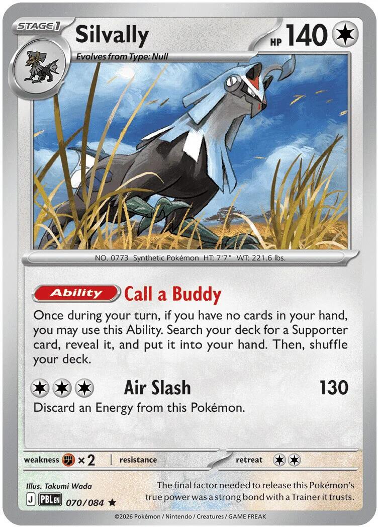 Silvally (070/084) (Deck Exclusive) [Mega Evolution: Pitch Black] | Shuffle n Cut Hobbies & Games