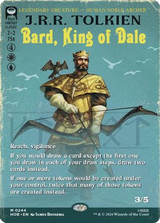 Bard, King of Dale (Borderless) [The Hobbit] | Shuffle n Cut Hobbies & Games